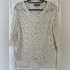Lovely Lacey Chico’s Summer Top